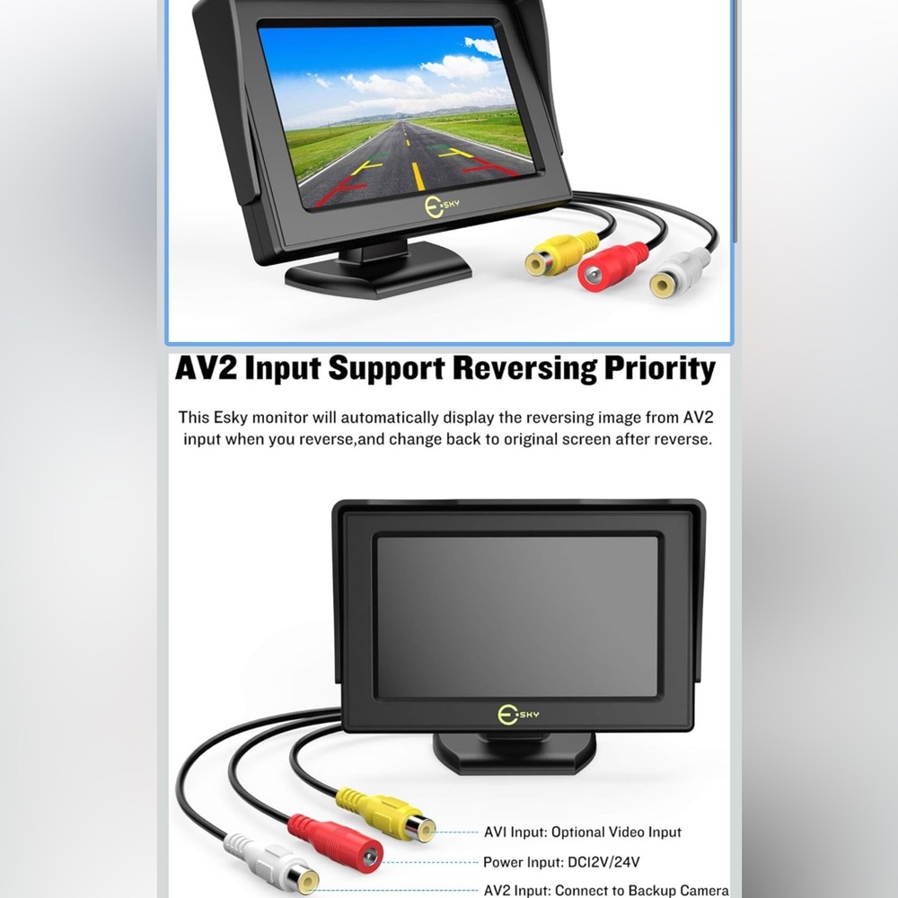 Waterproof Rear-View Camera and Monitor Set - Picture 10 of 10